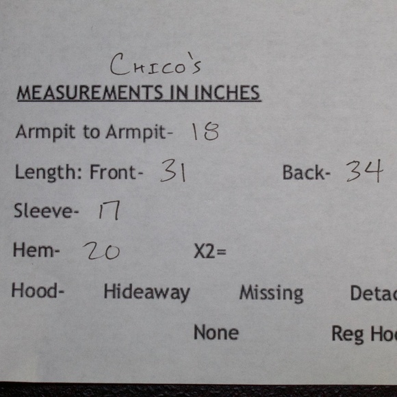 NEW Chico Trench Topper Black Jacket Size Medium - Picture 8 of 8